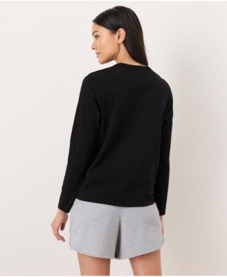 Women's Cotton Slub Organic Long Sleeve Tee