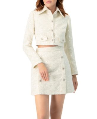 Women's Short Sequin Jacket