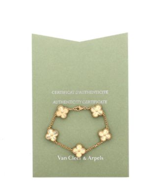 Vintage Alhambra 5 Motifs Bracelet