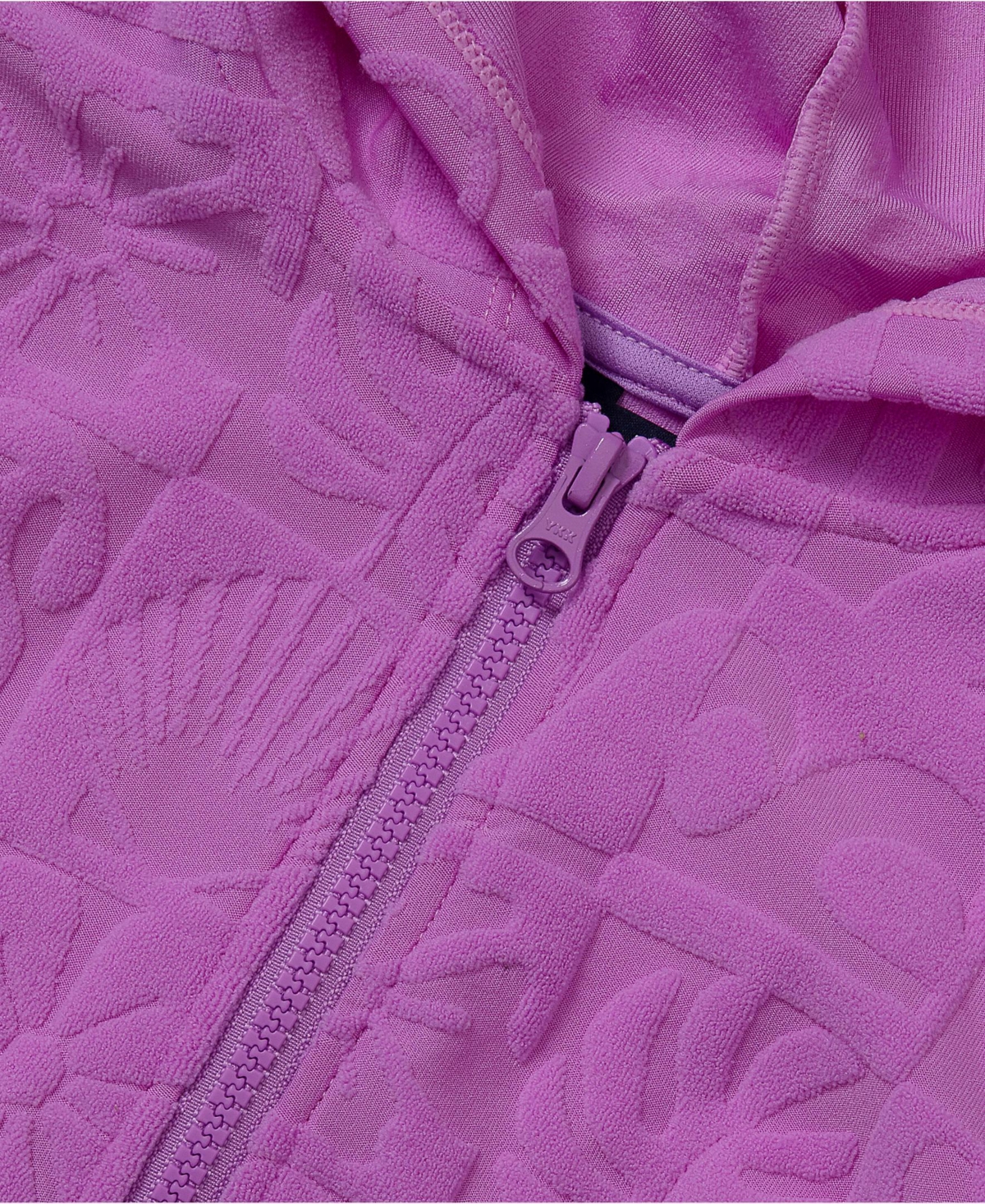 Lands' End Girls Terry Zip Front Cover Up Dress