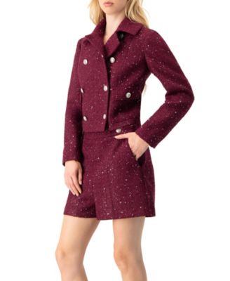 Women's Double-Breasted Short Jacket