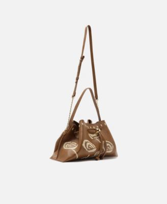 Alba Small Snap Button Shoulder Bag