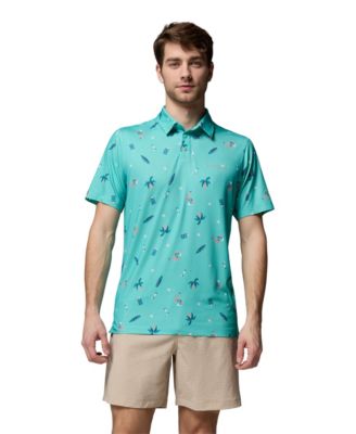 Men's Parsons Printed Short-Sleeve Polo Shirt