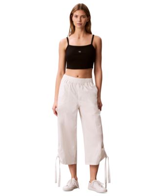 Women's Cargo Capri Pants