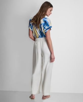 Women's High-Rise Pull-On Ankle Pants