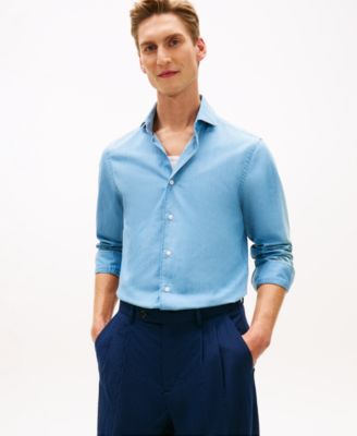 Men's Denim Regular-Fit Shirt