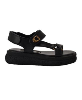 Women's Lanara Strappy Sporty Quattro G Platform Footbed Sandals