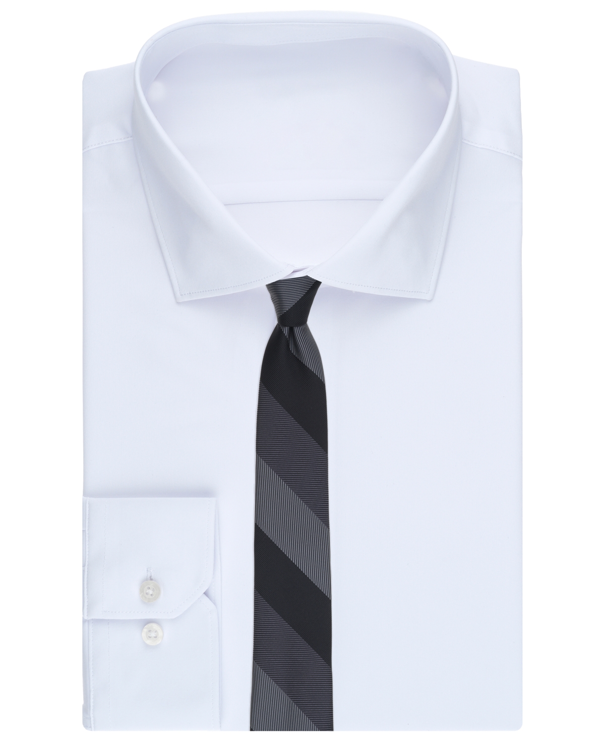 Bar Iii Men's Merlin Stripe Skinny Tie, Macy's Exclusive