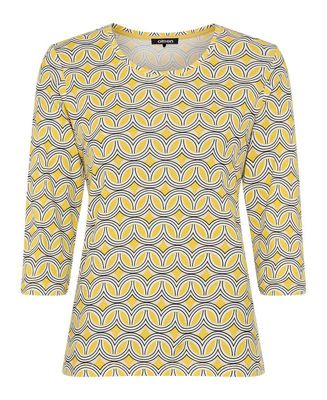 Women's Retro Geo Print T-Shirt