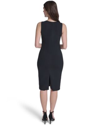 Women's Ring Cut-Out Detail Midi Dress