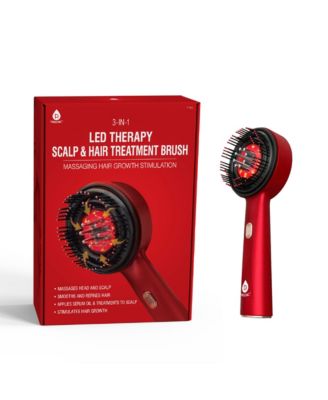Light LED Scalp & Hair Therapy Brush & Advanced Facial Cleansing