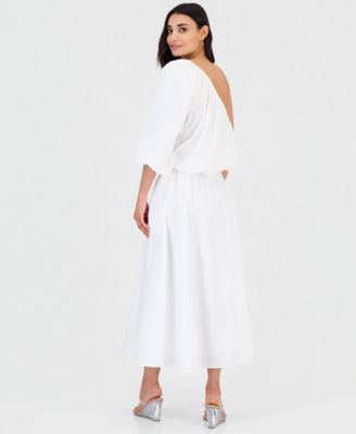 Petite Asymmetrical Top & Midi Skirt