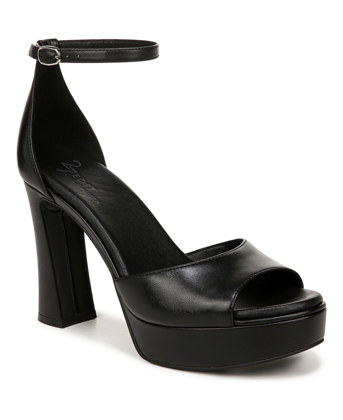 Женские сандалии 27 EDIT Naturalizer Delphie Strappy Dress Sandals, цвет: Чёрный кожаный — фото 1