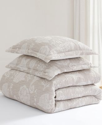Home Seaside Charm Textured 2-Pc. Comforter Set, Twin/Twin XL