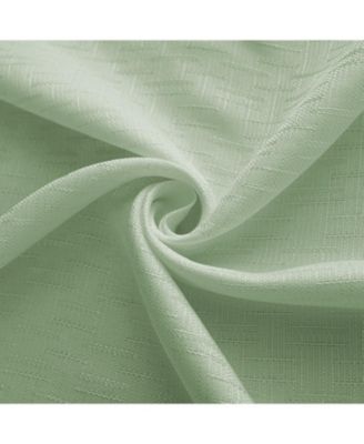 100% Polyester 140 GSM Sedona Jacquard Grommet Curtain Panel 54" x 90" Sage