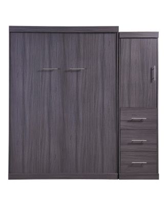 Multifunctional Murphy Bed with Wardrobe and Drawers