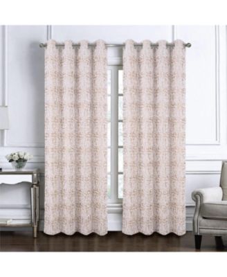 100% Polyester 140 GSM Luca Jacquard Grommet Curtain Panel 54" x 84"