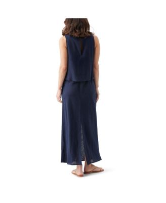 Women's Lena Linen Nursing Dress