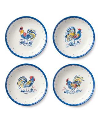 French Rooster Soup Bowls, Set of 4
