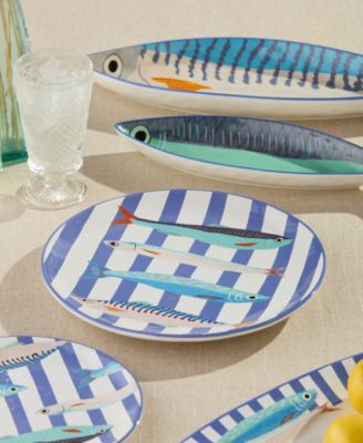 Something Fishy Dinner Plates, Set of 4