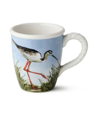 Coastal Birds Mugs, Set of 4