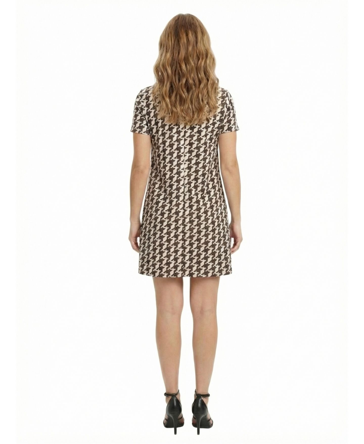 Женское платье 24seven Comfort Apparel Petite Geometric Mini Shift, цвет: С принтом — фото 4