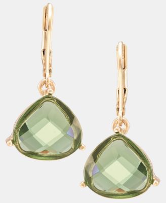 Stone Tear-Shape Drop Earrings