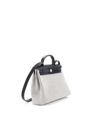 31 Herbag Zip Criss Viking Toile and Leather