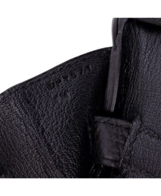 Birkin 30 Handbag Black Togo with Rose Gold Hardware