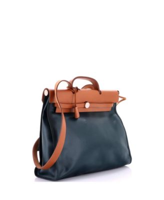 39 Herbag Zip Berline Vache Canvas and Leather