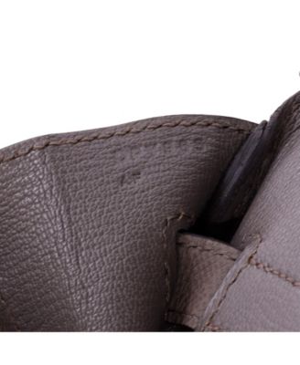 Birkin 30 Handbag Grey Epsom with Gold Hardware