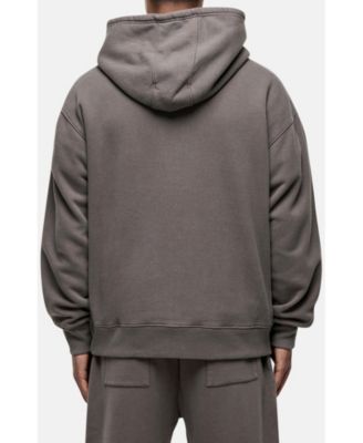 Men's Vintage Washed Taupe Oversized Hoodie