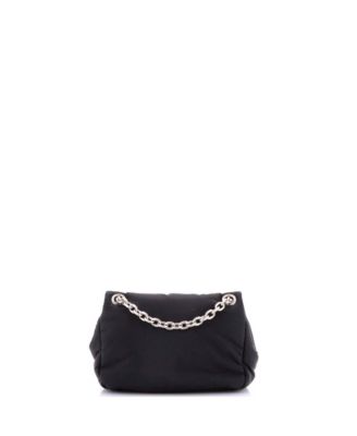 Mini Monaco Chain Flap Shoulder Bag Nylon