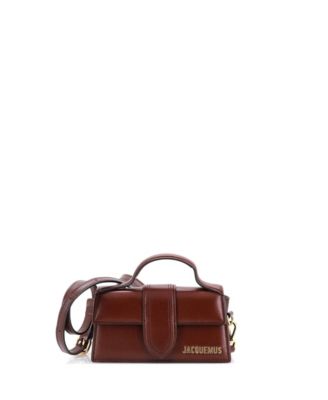 Le Bambino Top Handle Flap Bag Leather