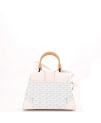 PM Saigon Top Handle Bag Coated Canvas with Leather