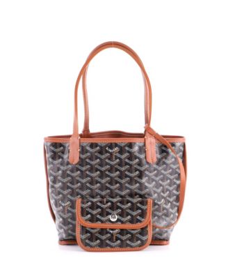 Mini Anjou Reversible Tote Coated Canvas