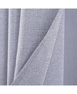 100% Polyester 140 GSM Lava Jacquard Grommet Curtain Panel 54" x 84" Silver
