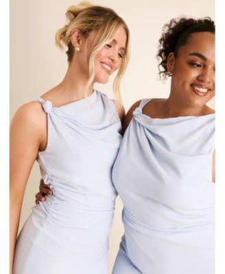 Women's Twist Asym Chiffon Bridesmaid Dress