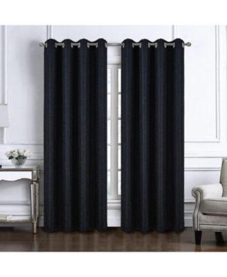 100% Polyester 140 GSM Lava Jacquard Grommet Curtain Panel 54" x 84"