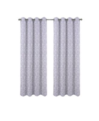100% Polyester 140 GSM Liana Jacquard Grommet Curtain Panel 54" x 84"
