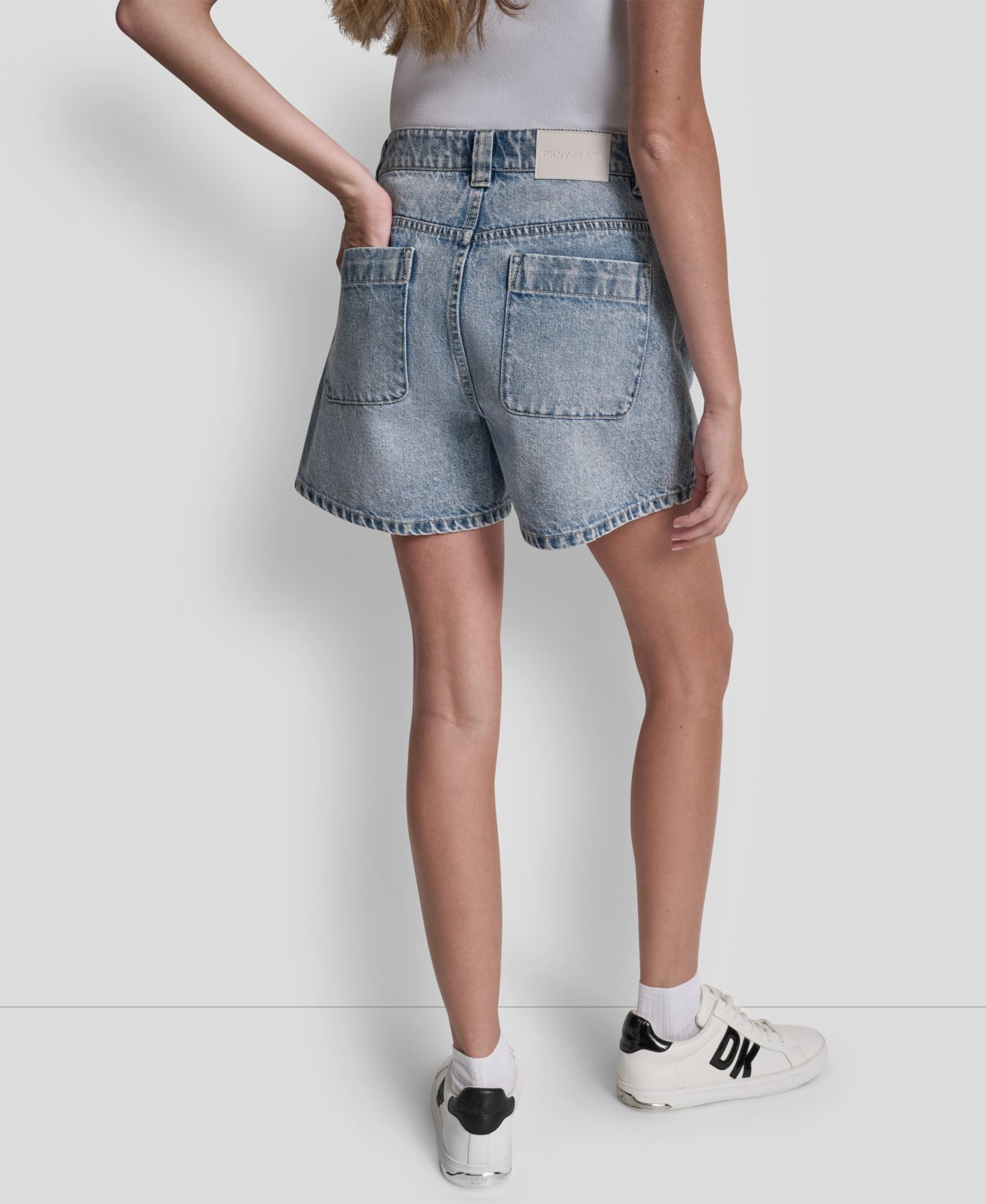 Женские шорты DKNY Jeans High-Rise A-Line, цвет: King — фото 7