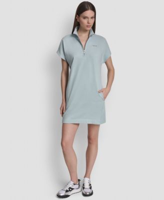 Women's Regular-Fit Half Zip Sneaker Dress