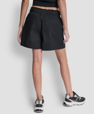 Women's Mid-Rise Bungee Waist Shorts