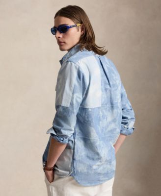 Men's Long-Sleeve Chambray Classic Shirt