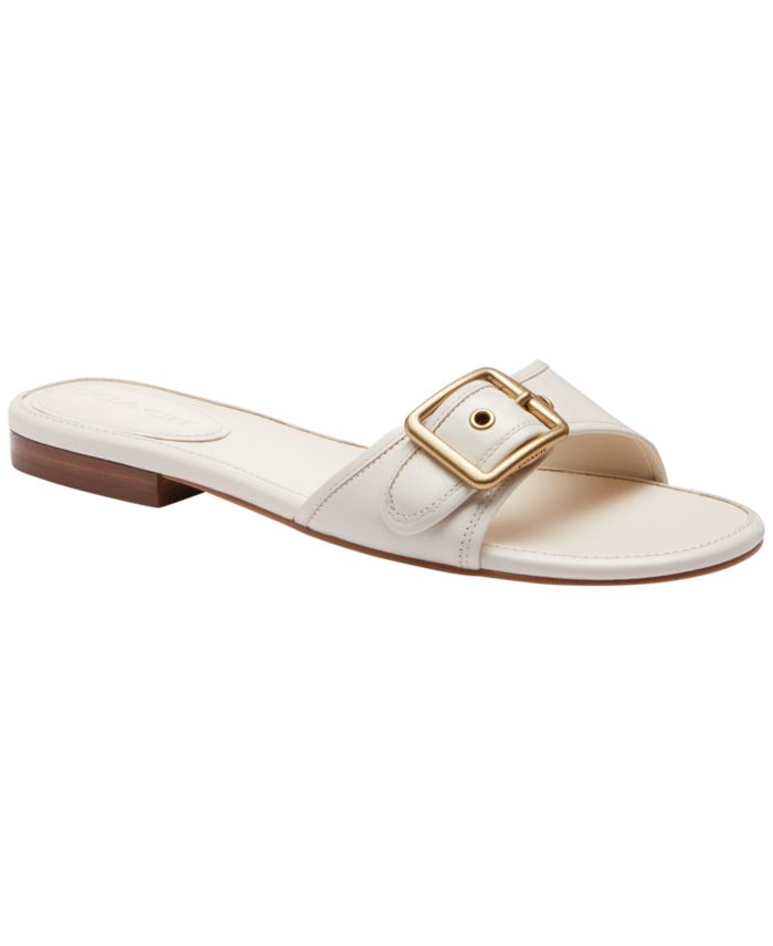 COACH Women's Margot Slip-On Flat Sandals