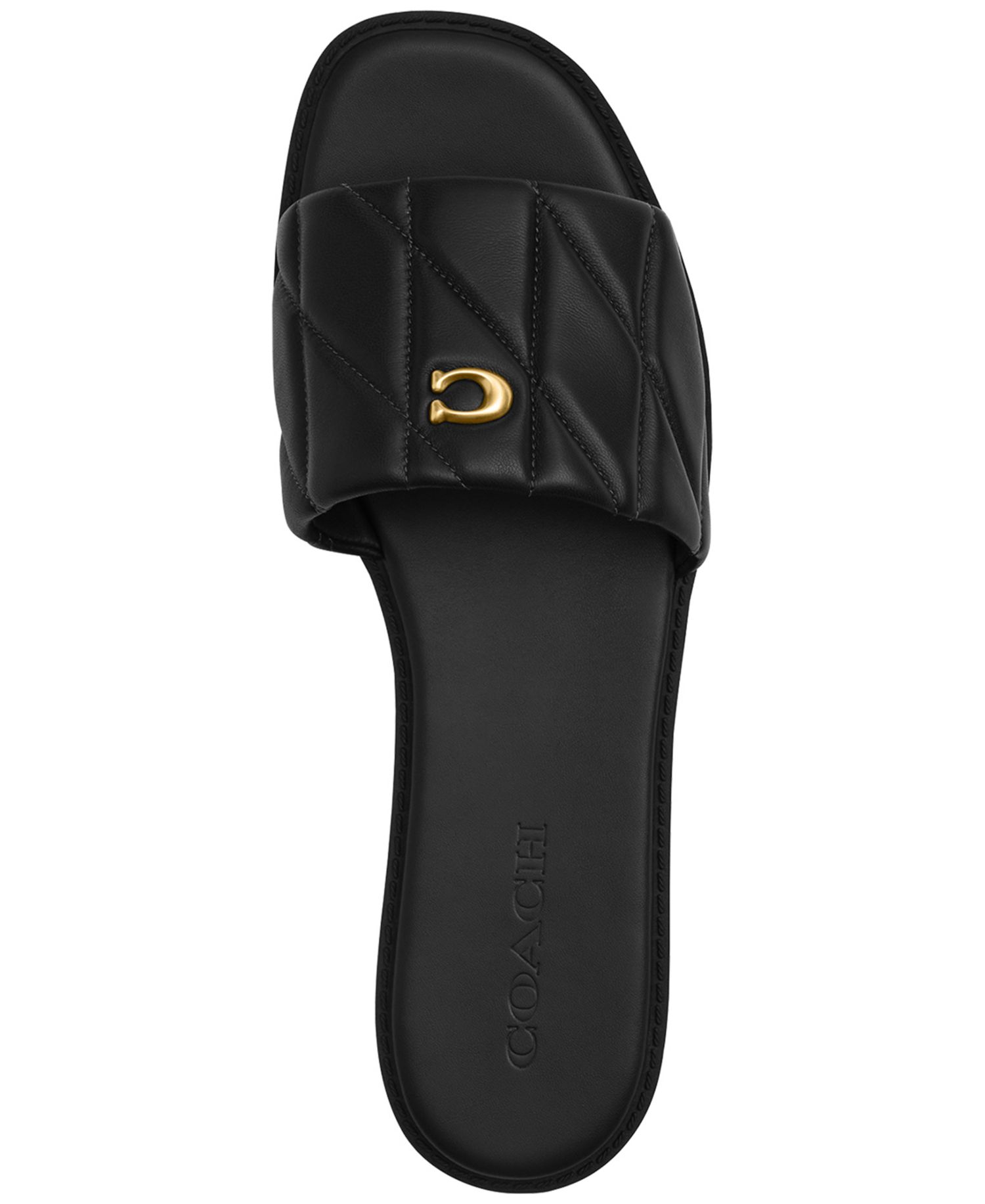 Women's Holly Quilted Leather Slip-On Sandals