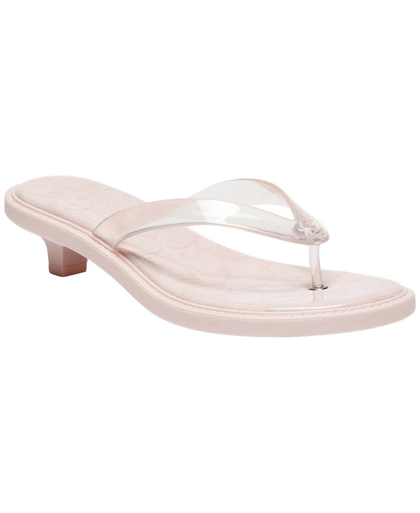 Женские сандалии COACH Jelly Slip-On, цвет: Розовый — фото 1