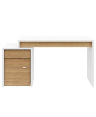Desk and 3-Drawer Filling Cabinet
