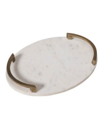 Bianca 18" Marble Tray