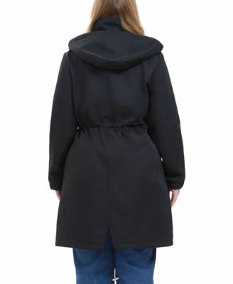 Plus Size Hooded Anorak Jacket